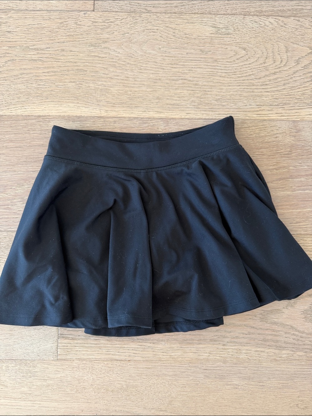 Under Armour Black Girls' Flared Athletic Skirt with shorts